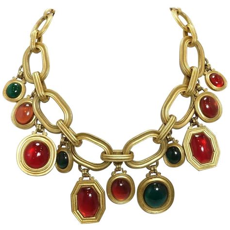 vintage yves saint laurent necklace